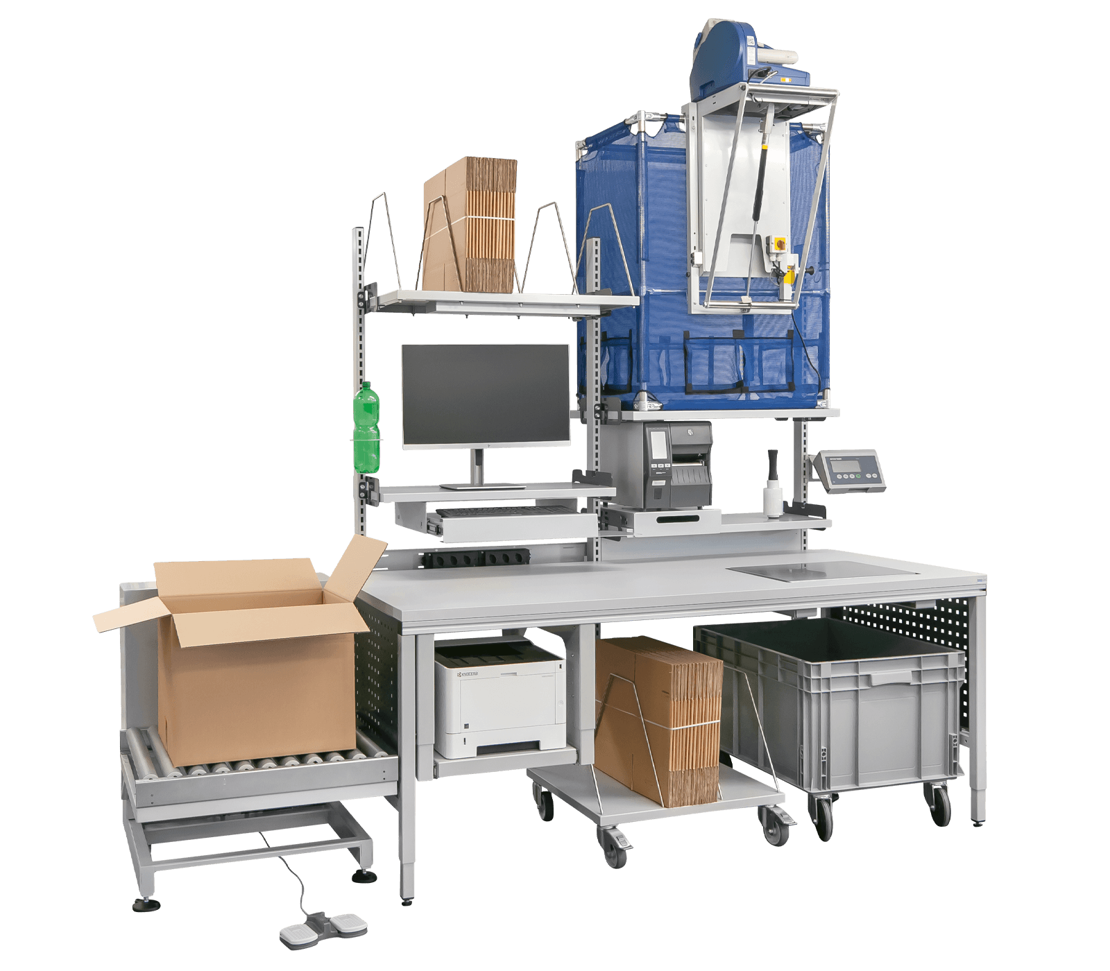 Anwendung Packtisch