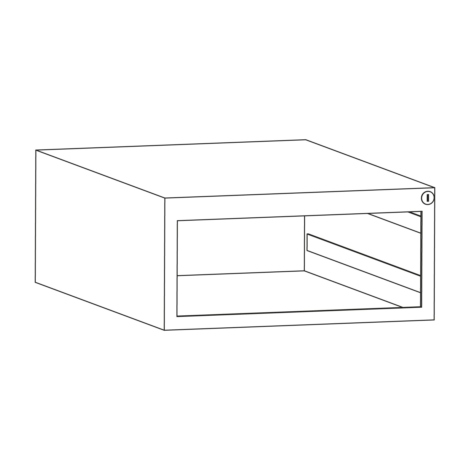 ERGO-line Schubladengehäuse 200 mm