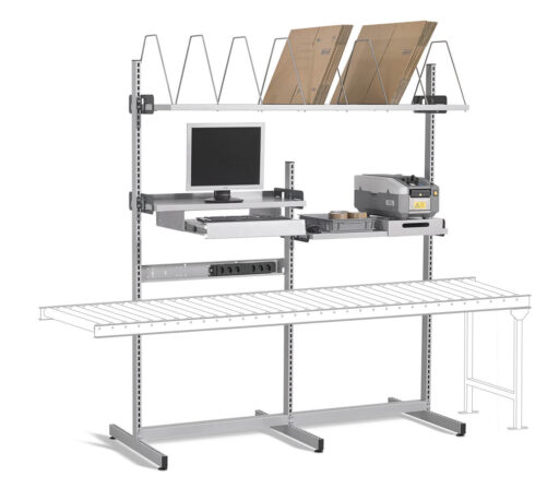 ERGO-line freistehender Aufbau für Logistikbereich